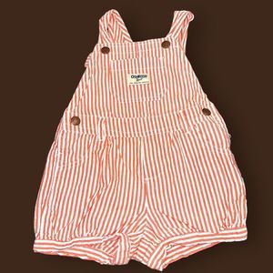 OshKosh B’gosh Searsucker Short Overalls 24 Month